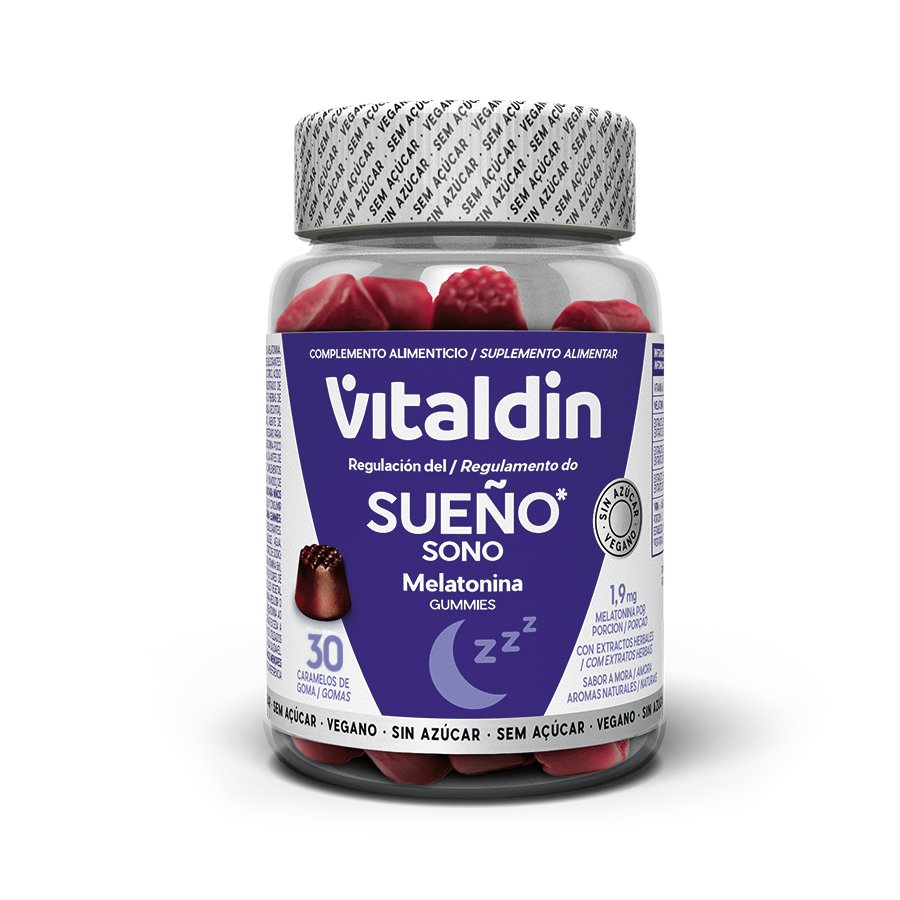 Melatonina gummies VITALDIN sin azúcar 30 unidades 90 g