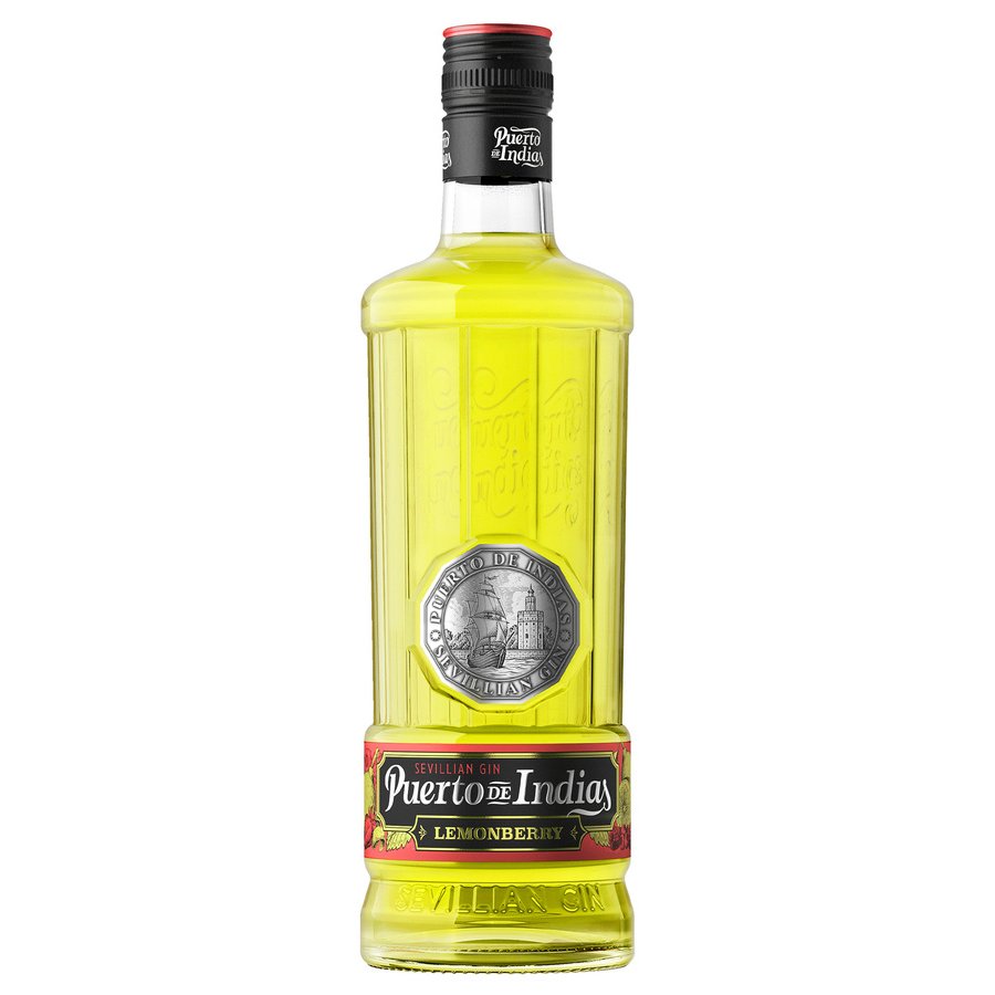 Ginebra PUERTO DE INDIAS Lemonberry botella 70 cl