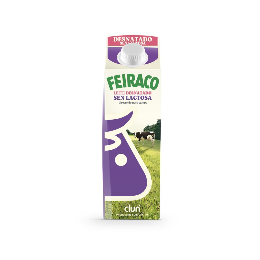 Imagen de Leche sin lactosa desnatada FEIRACO 1 l