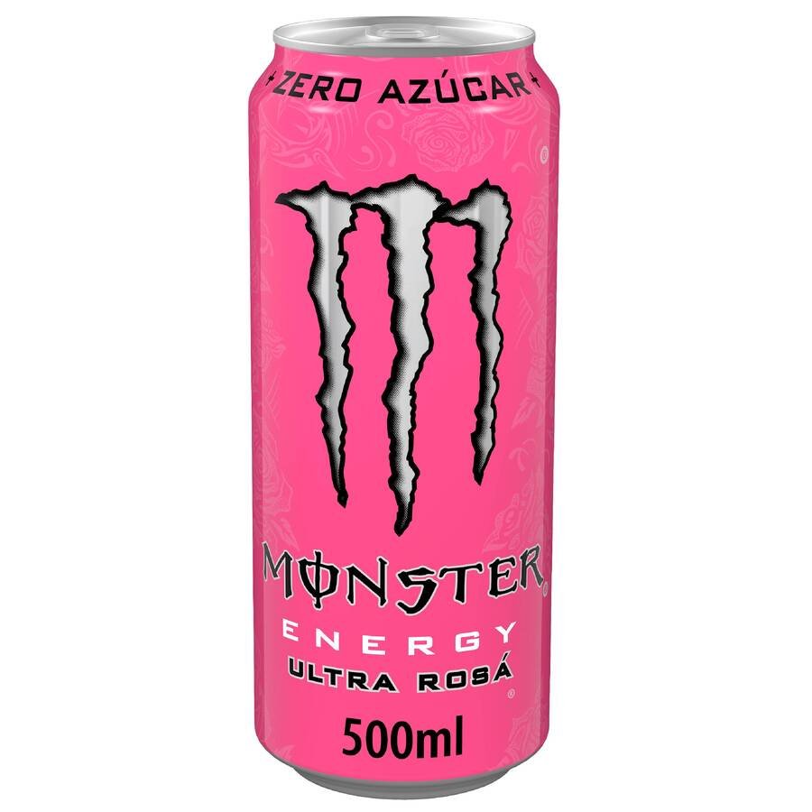 Bebida energética MONSTER ultra rosa zero 50 cl