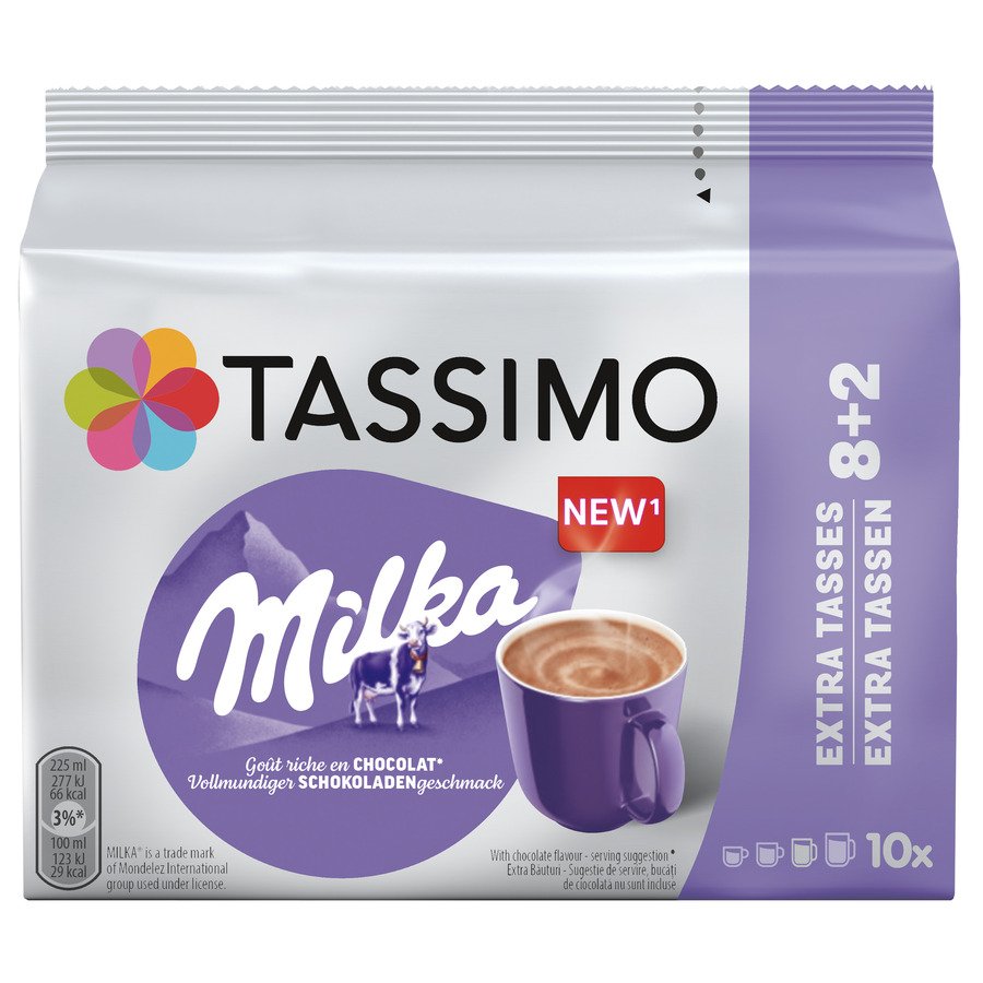 Cacao cápsulas TASSIMO Milka 10 unidades