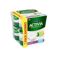 Bífidus ACTIVIA DANONE natural 0% 8x120 g
