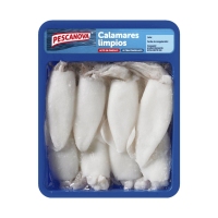 Calamar limpio congelado PESCANOVA 400 g pne.
