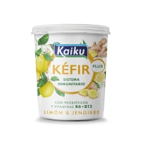 Quefir KAIKU con limón e xenxibre 350 G
