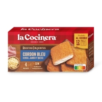 Escalope cordón bleu congelado LA COCINERA estuche 376 g