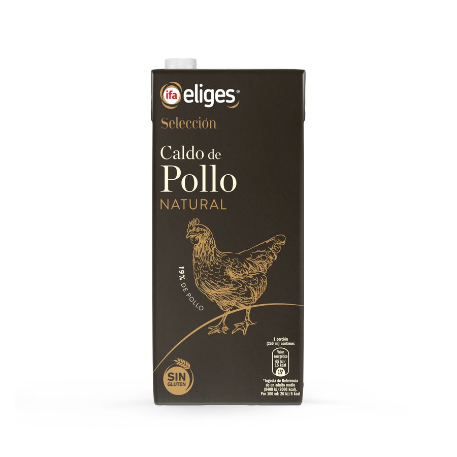 Caldo de pollo natural IFA ELIGES selección brik 1 l