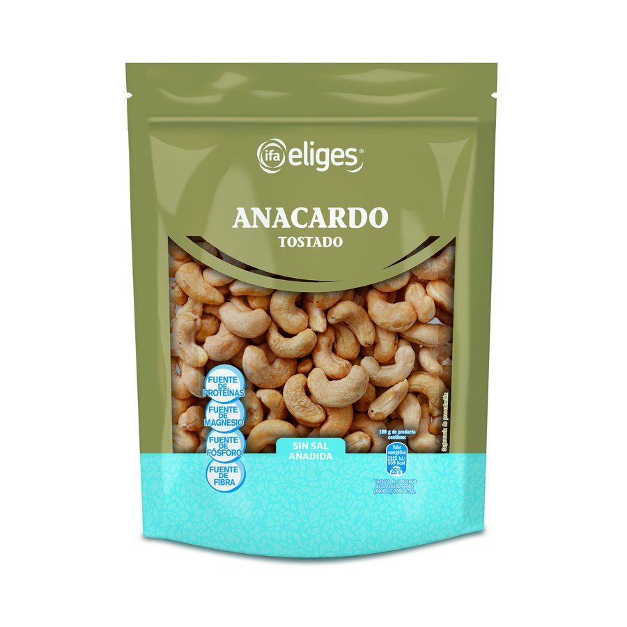 Anacardo tostado sin sal IFA ELIGES bolsa 150g