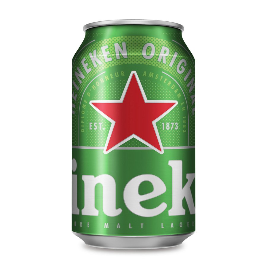 Cerveza holandesa HEINEKEN lata 33 cl
