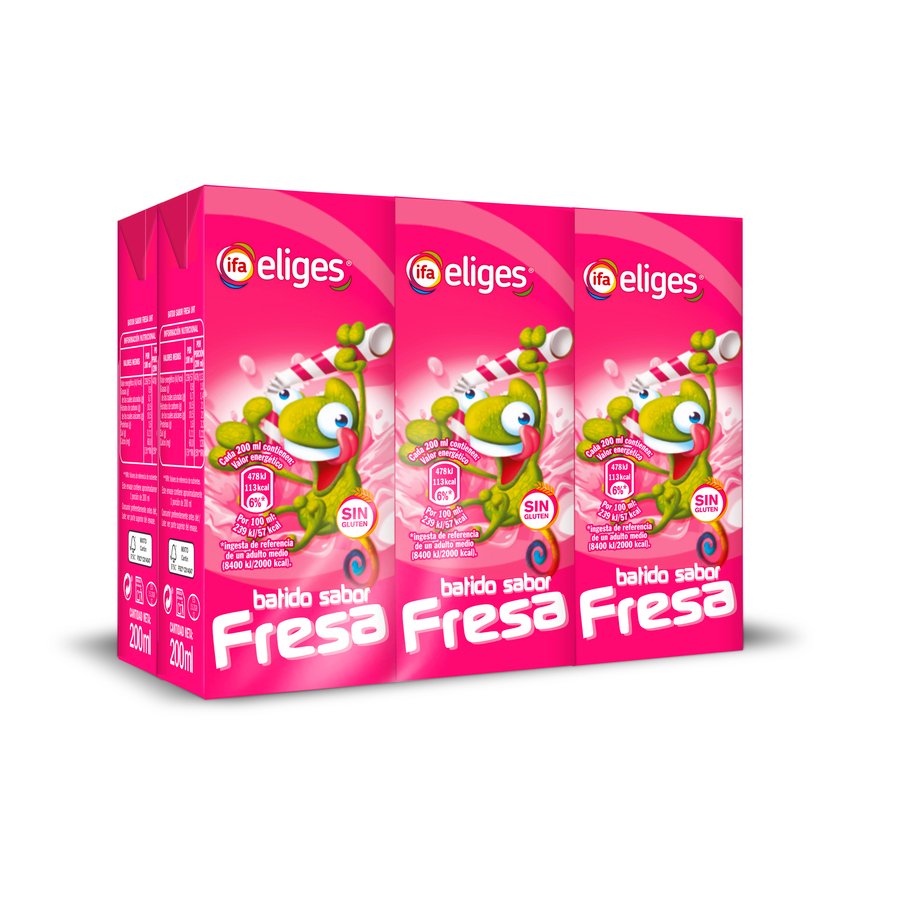 Batido fresa IFA ELIGES 6X200 ml