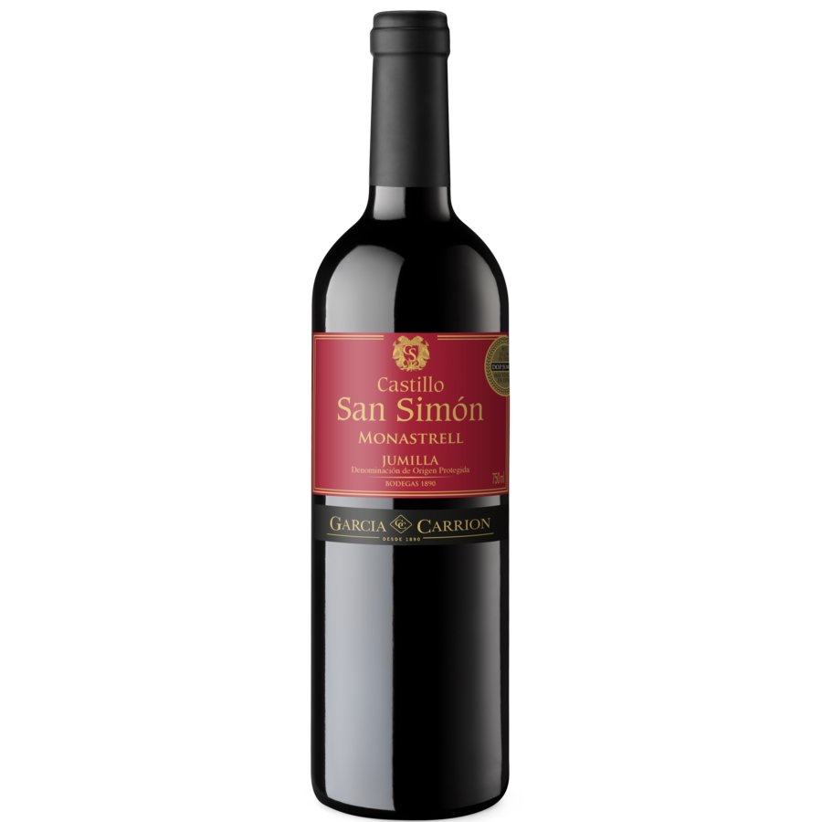 Vino tinto D.O.Jumilla CASTILLO SAN SIMON botella 75 cl