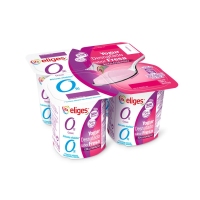 Yogur desnatado IFA ELIGES sabor fresa pack 4X125 g