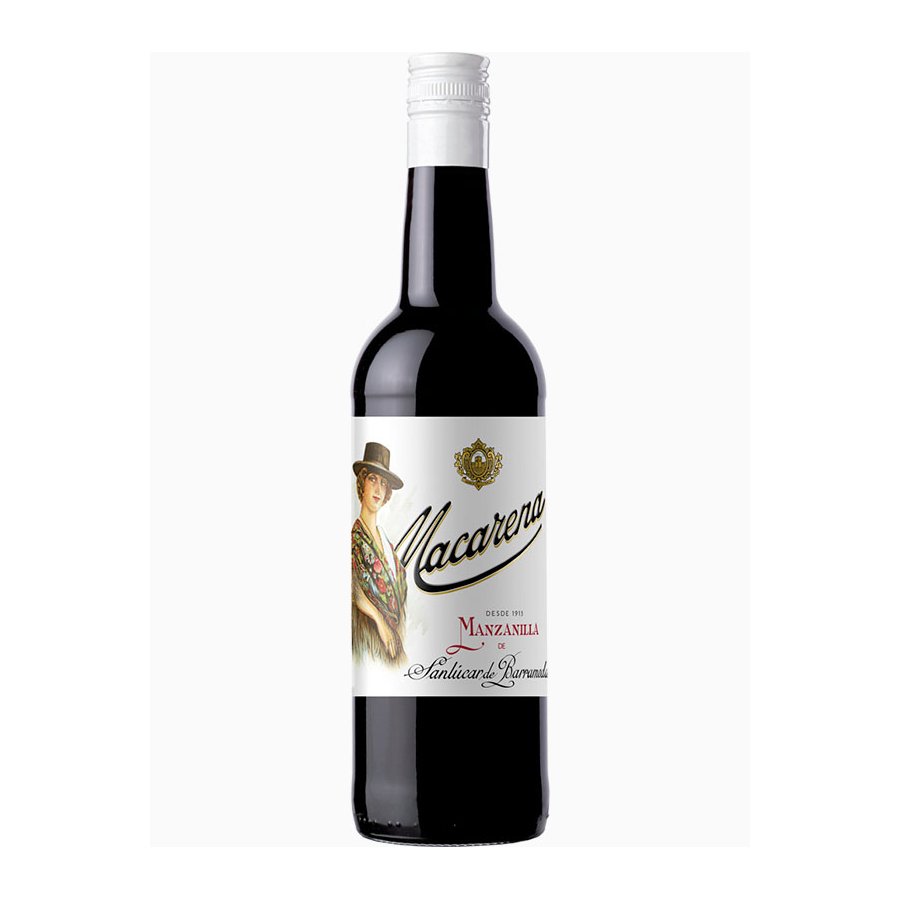 Vino blanco manzanilla MACARENA botella 75 cl