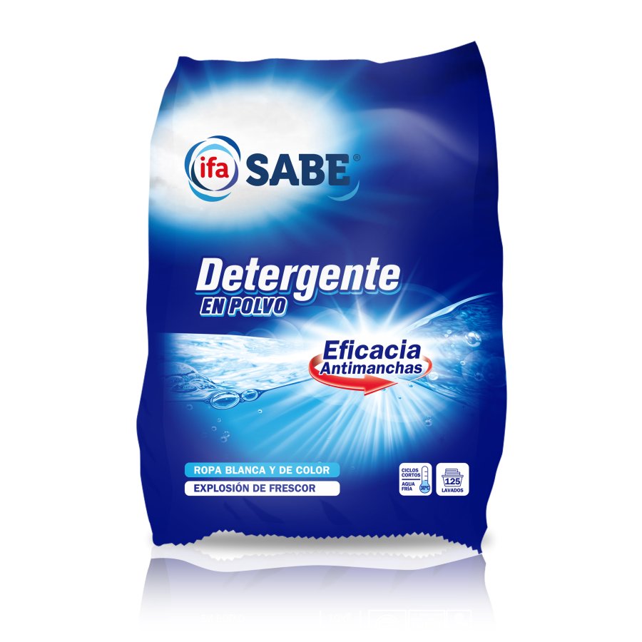 Detergente polvo IFA SABE saco 125 lavados