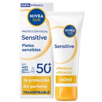 Protector solar facial NIVEA sensitive FP50 40 ml