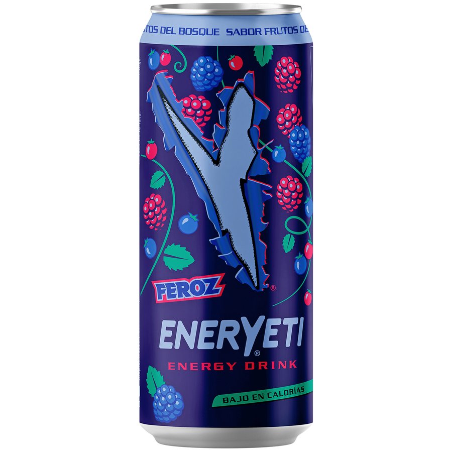 Bebida energética ENERYETI Feroz Frutas del bosque 50 cl