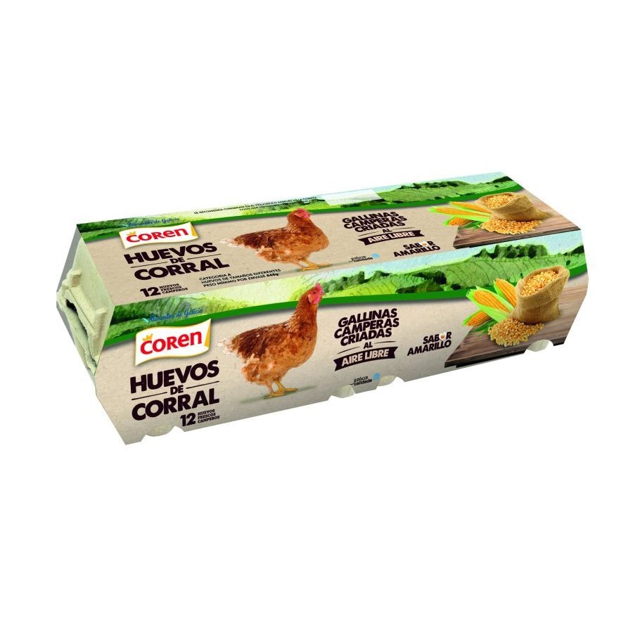 Huevos camperos COREN M/L 12 unidades  (LIBRES DE JAULA)
