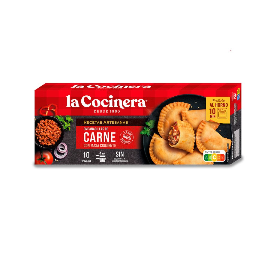 Empanadillas congeladas LA COCINERA carne 312 g pn.