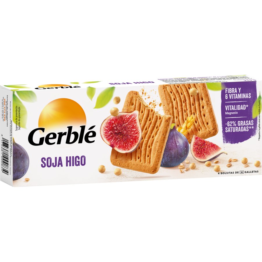 Galletas soja higo GERBLE 270 g