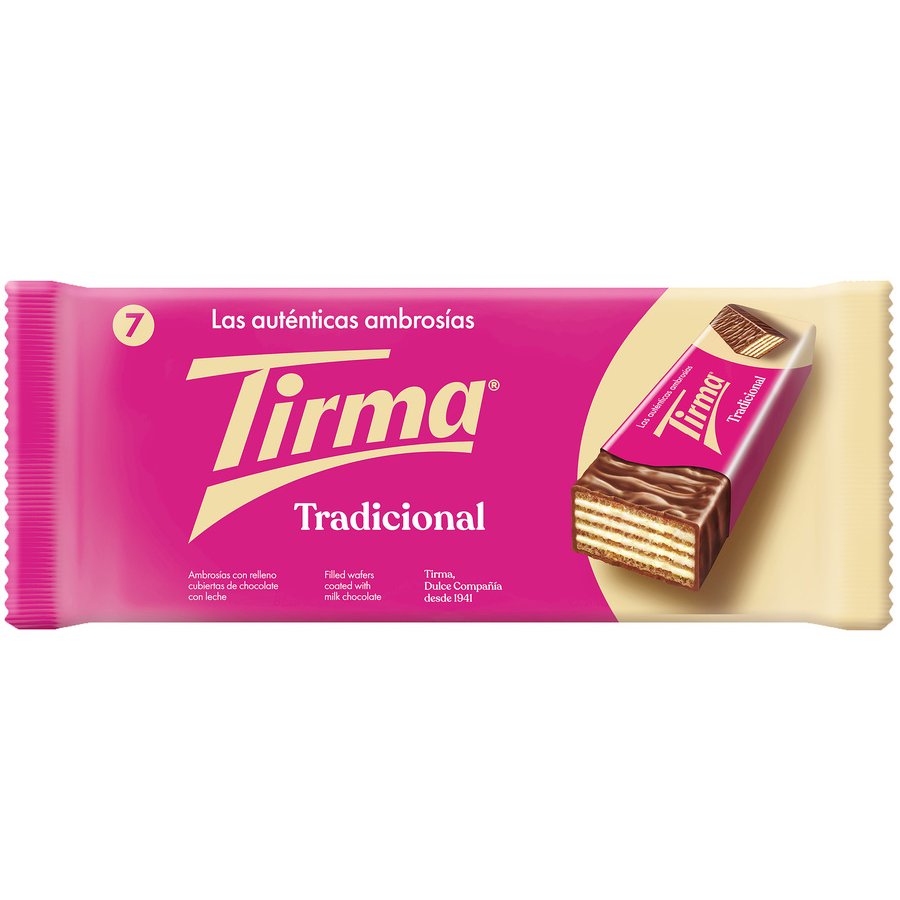 Ambrosía chocolate con leche TIRMA 7x21,5 g