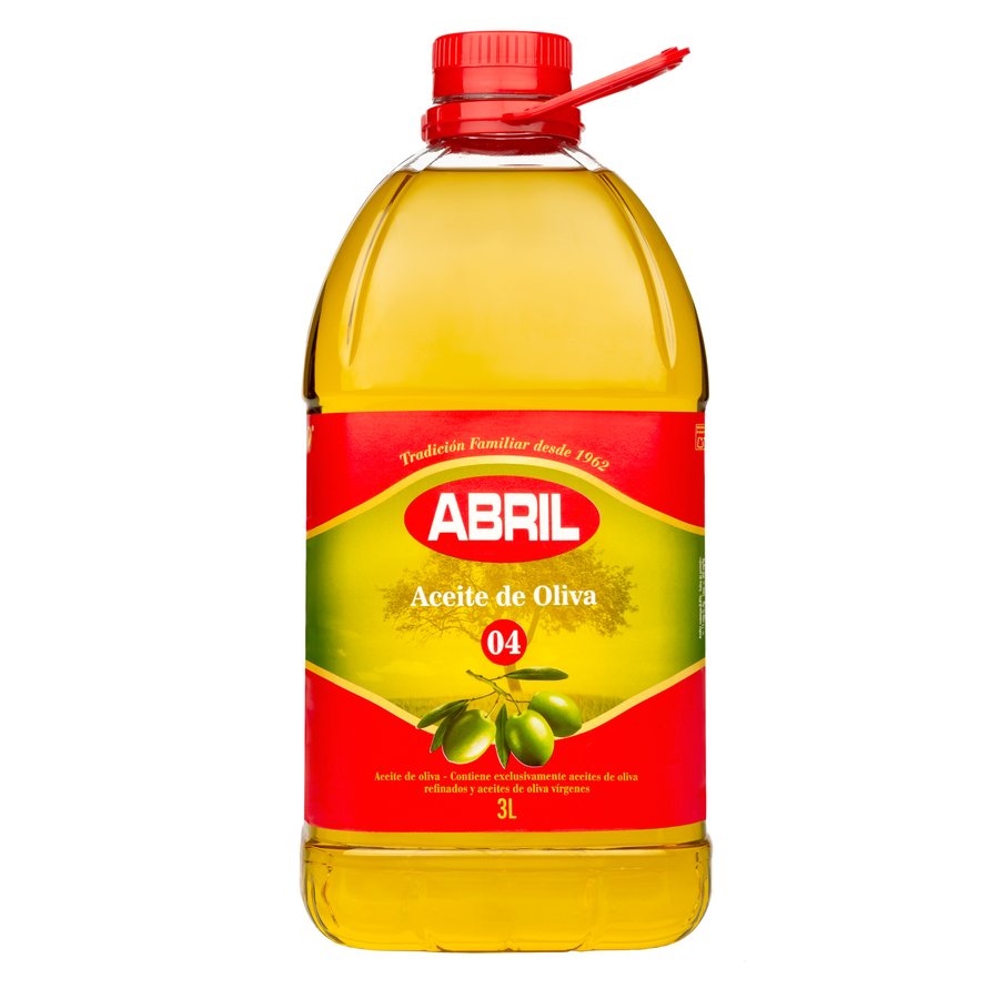 Aceite oliva 0,4º ABRIL garrafa 3 l
