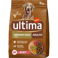 Alimento can medium/maxi ULTIMA adulto boi 3 kg