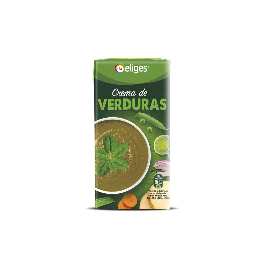 Crema de verduras IFA ELIGES brik 500 ml