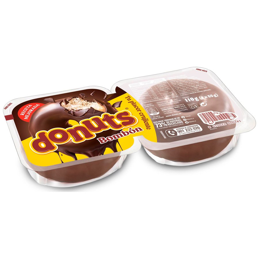 Imagen de Berlinas DONUTS Bombón 2 unidades 110 g