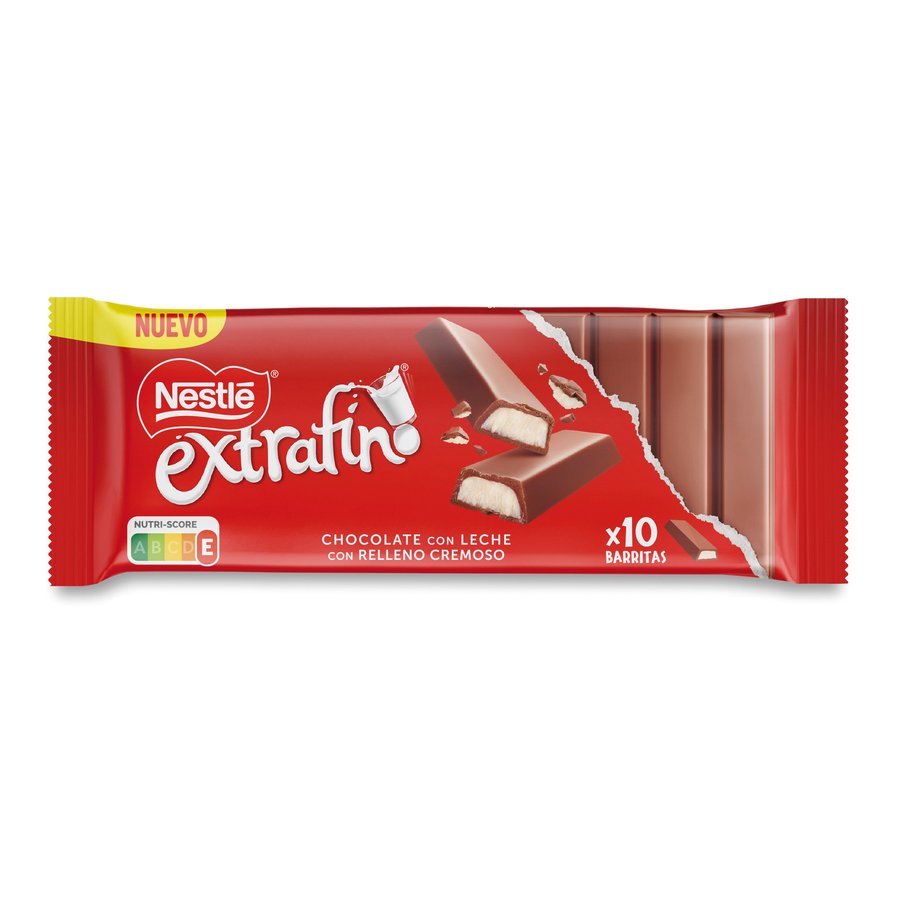 Chocolate NESTLE extrafino relleno cremoso 100 g