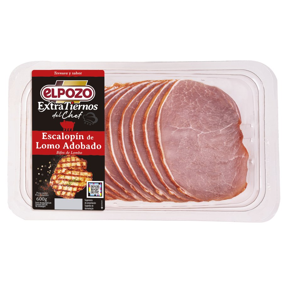 Escalopín de lomo adobado Extratierno ELPOZO bandeja 600 g