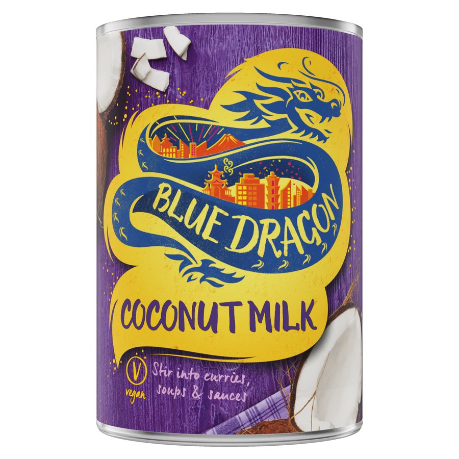 Leche de coco BLUE DRAGON bote 400 ml