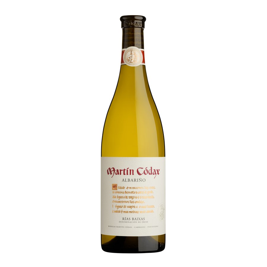 Vino blanco D.O.Rías Baixas MARTÍN CÓDAX albariño botella 75 cl