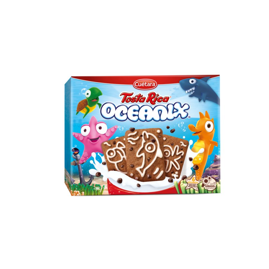 Galletas CUETARA TOSTA RICA Oceanix 400 g