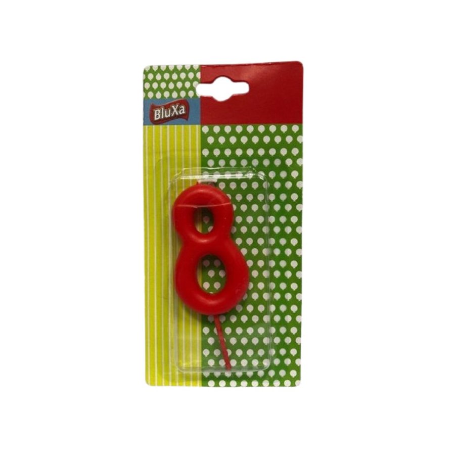 Vela aniversario número 8