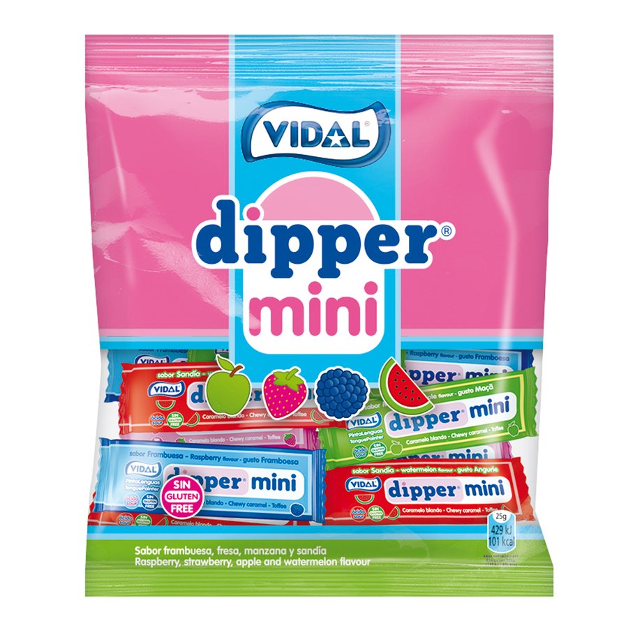 Caramelos VIDAL Dipper mini surtido 275 g