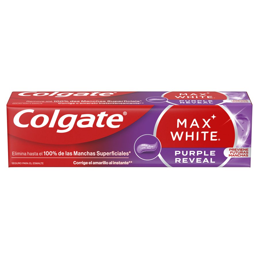 Dentífrico COLGATE Max White Purple 75 ml