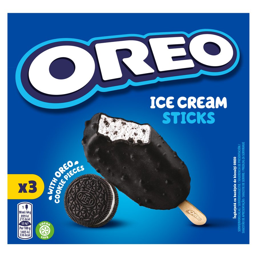 Helado bombón OREO 3 unidades 192 g