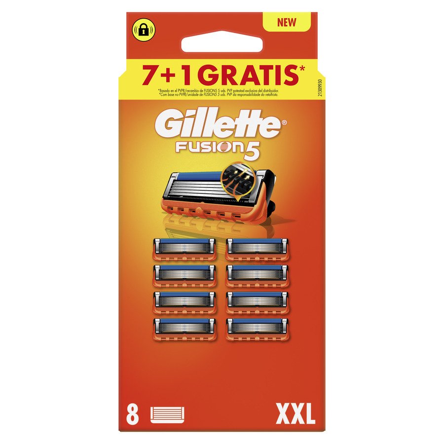 Cargador GILLETTE Fusion-5 manual 7 unidades