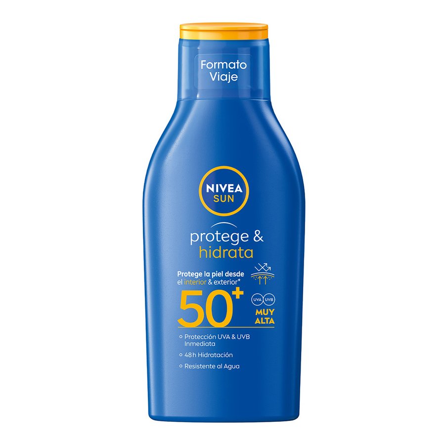 Protector solar NIVEA Protege & Hidrata spf50 leche 100 ml