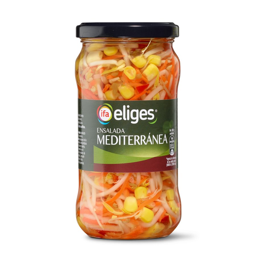 Ensalada mediterránea IFA ELIGES frasco 180 g pne.