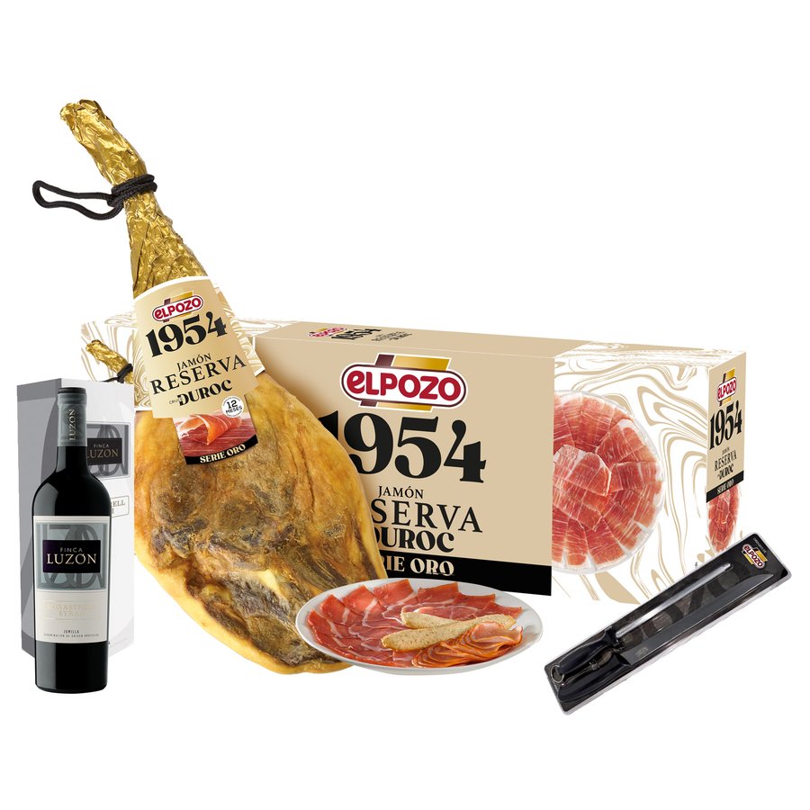 Imagen de Jamón reserva ELPOZO 1954 serie oro pieza 7,5-8,5 kg + lote producto