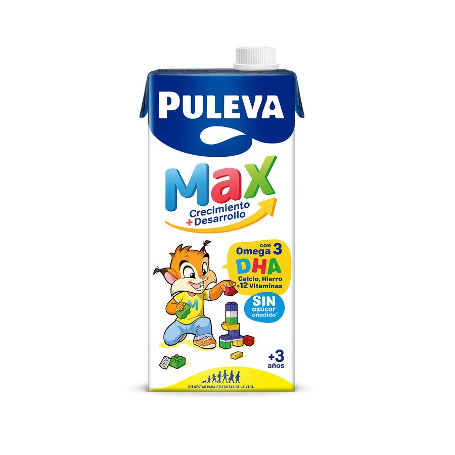Bebida láctea PULEVA max brik 1 l
