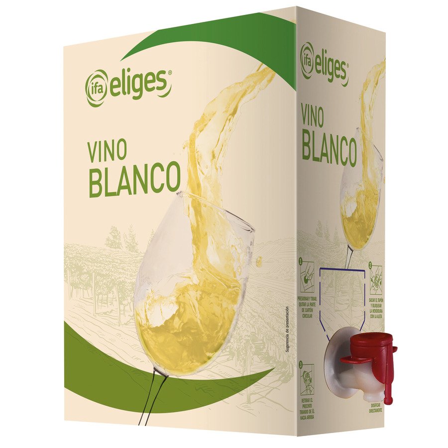 Vino blanco de mesa IFA ELIGES bag in box 5 l