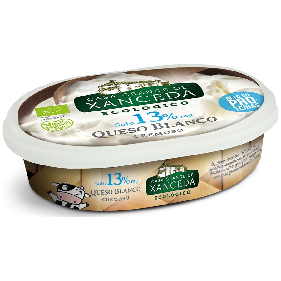 Imagen de Queso de untar ecológico CASA GRANDE DE XANCEDA más proteína 175 g