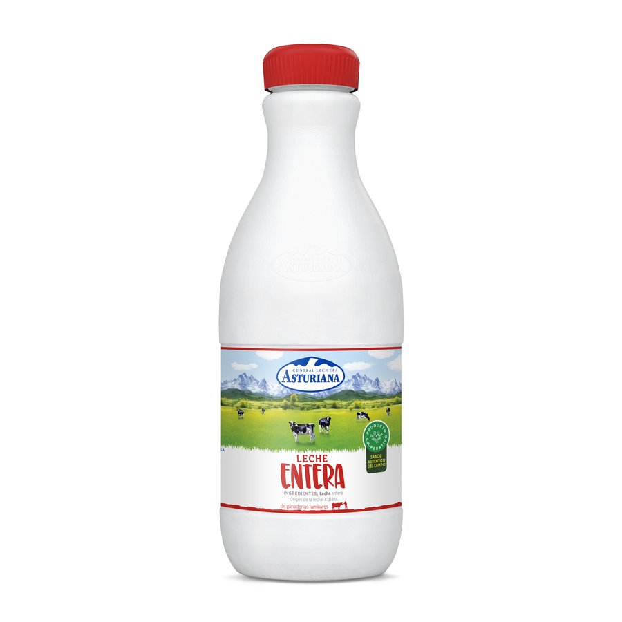 Leche entera C.L.ASTURIANA botella 1,5 l