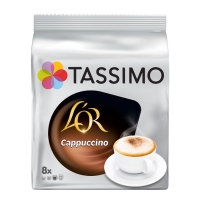 Café cápsulas TASSIMO L'or Capuccino (8 unidades café + 8 unidades producto lácteo) 267 g