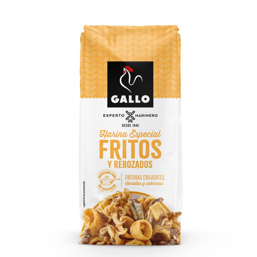 Preparado harina trigo fritos y rebozados GALLO paquete 1 kg