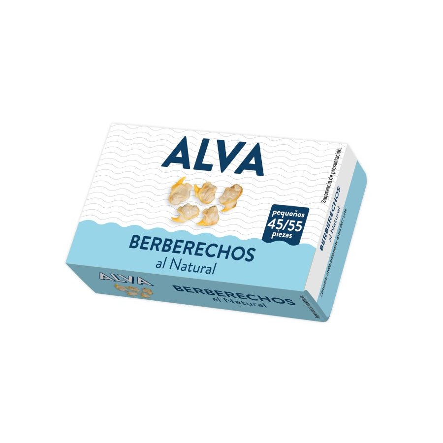 Berberechos al natural 45/55 ALVA 58 g pne.