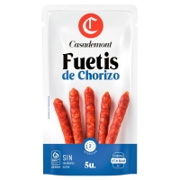 Snacks de chorizo Fuetis CASADEMONT 50 g