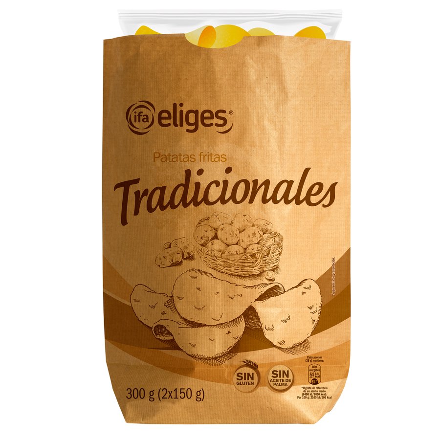 Patatas fritas IFA ELIGES tradicionales 2x150 g