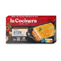 Lasaña congelada LA COCINERA atún estuche 500 g